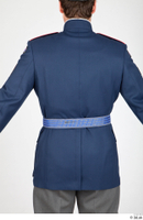  Photos Historical Officer man in uniform 2 Blue jacket Czechoslovakia Officier Uniform upper body 0004.jpg